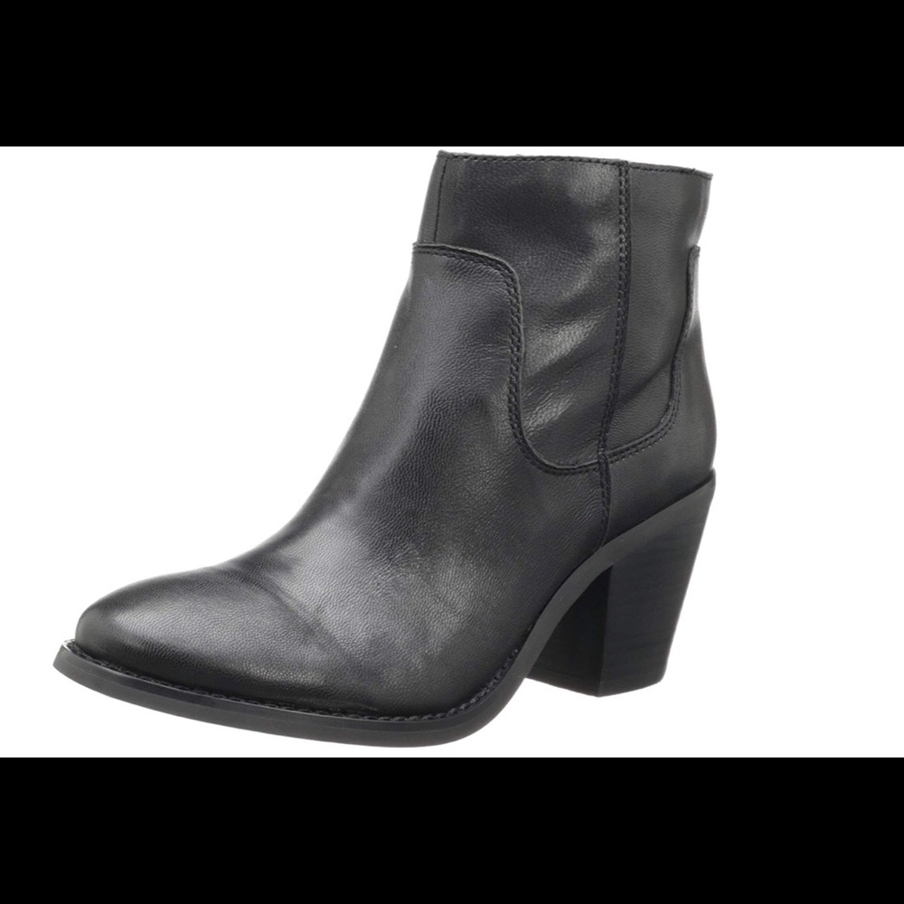 EUC Seychelles Crazy For You black suede bootie